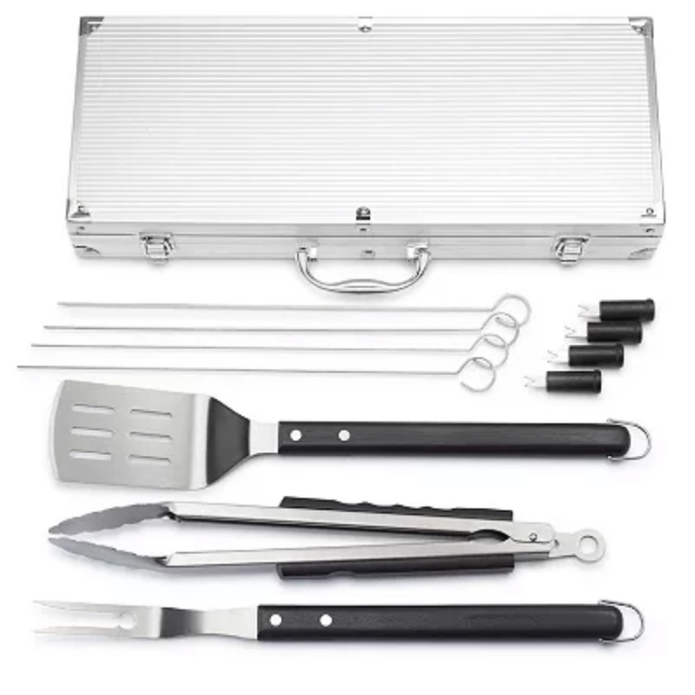 FOOD NETWORK™️ Grilling Tool Set 12 Pieces Picnic Kit - Picture 1 of 7